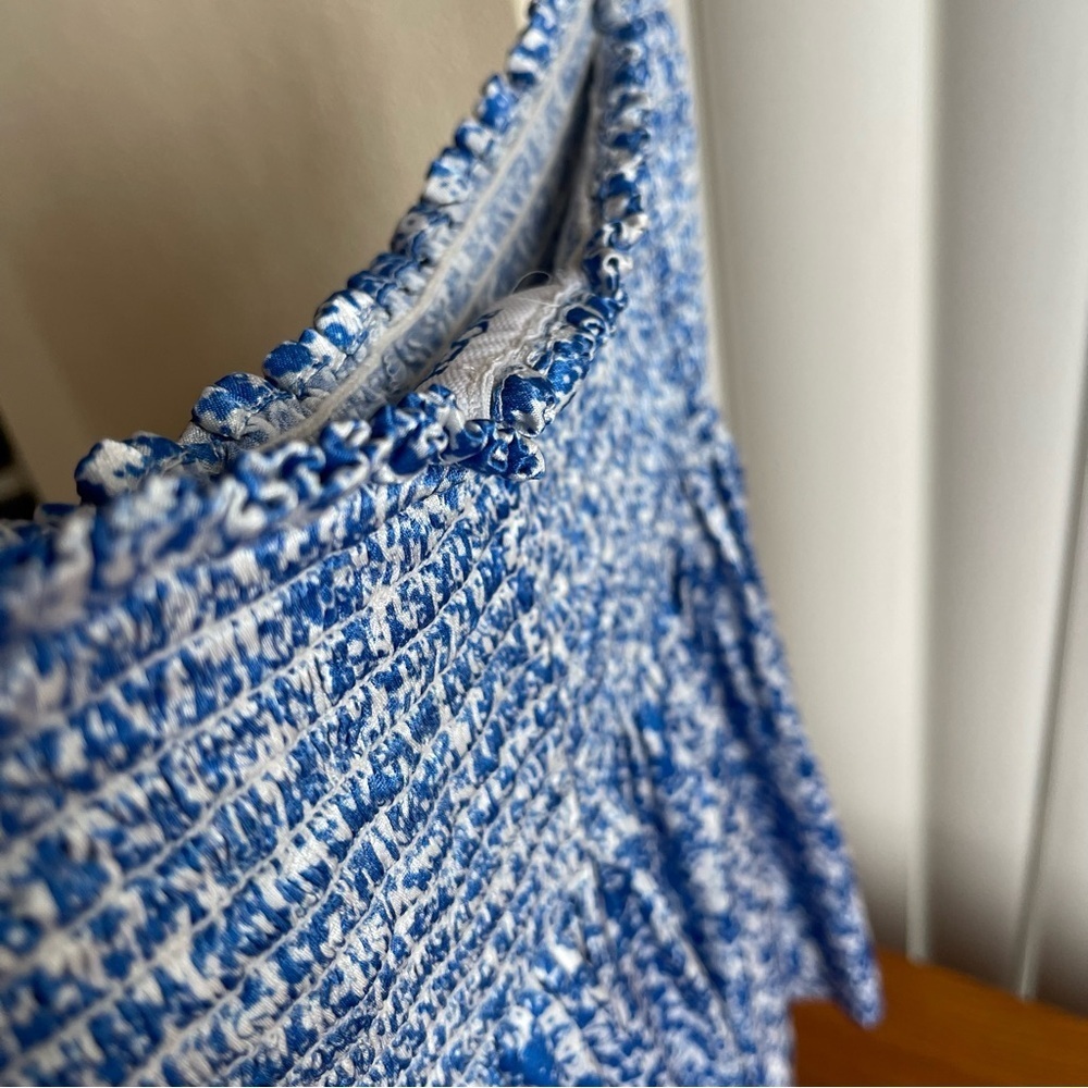 Koch Erica Skirt Shorts Blue and White Floral Size Small - Picture 10 of 13